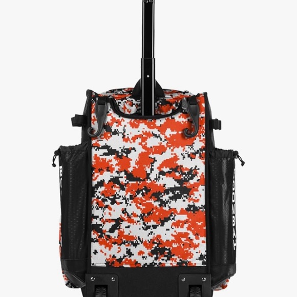 Boombah Rolling Superpack Baseball/Softball Gear Bag - 23-1/2" x 13-1/2" x 9-1/2 - Picture 2 of 3